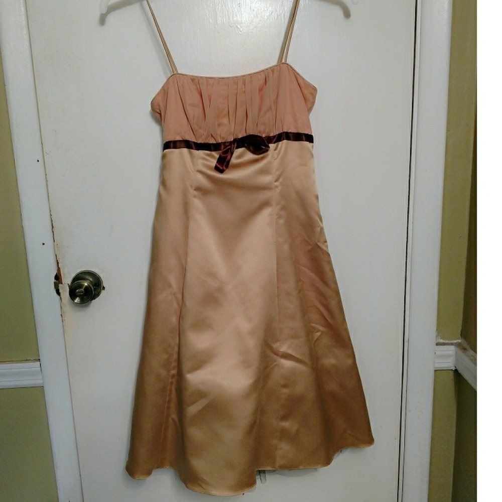 Gold holiday dress